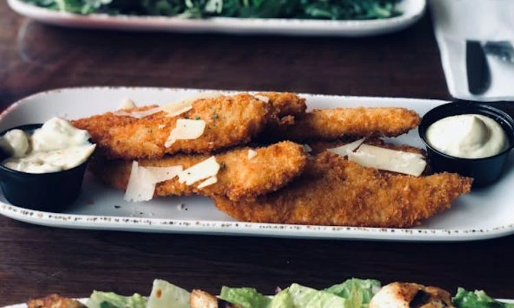 how to bake fish with flour & eggs.