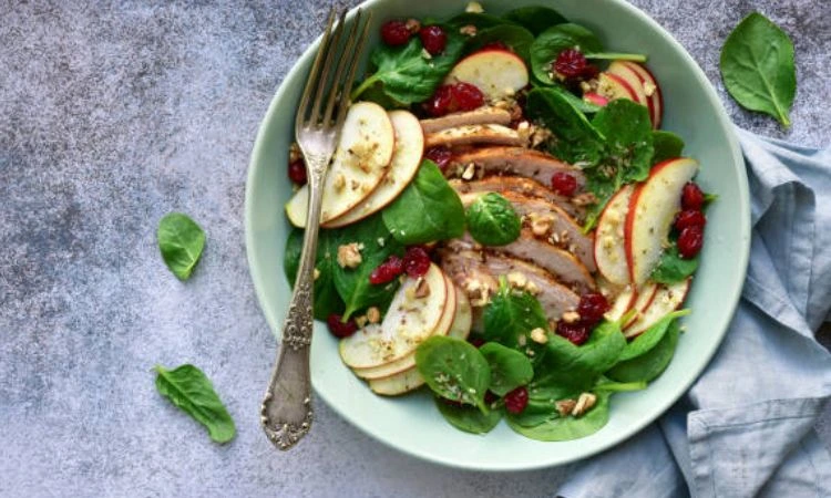 Apple and Spinach Salad