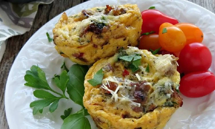 Mini Egg Muffins with Veggies
