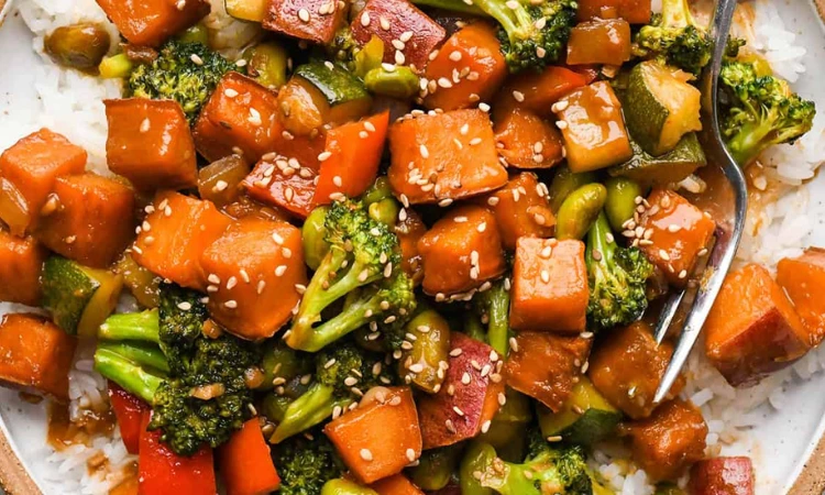 Sweet Potato Chicken Stir-Fry