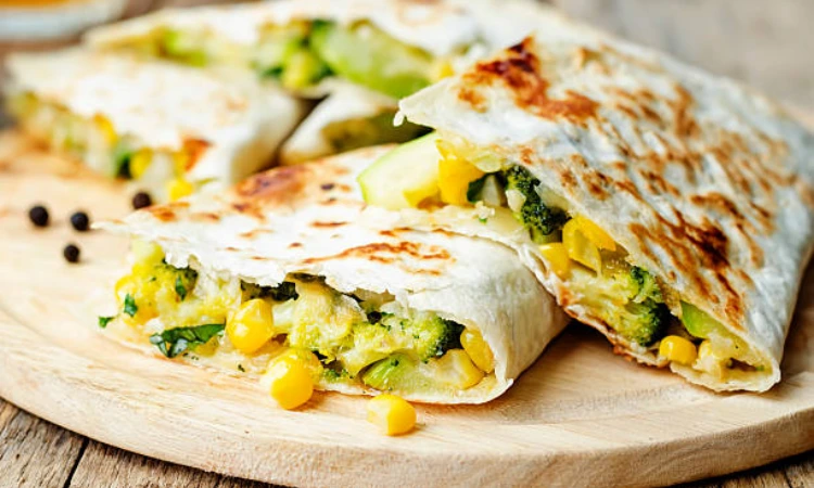 Broccoli and Cheese Quesadillas