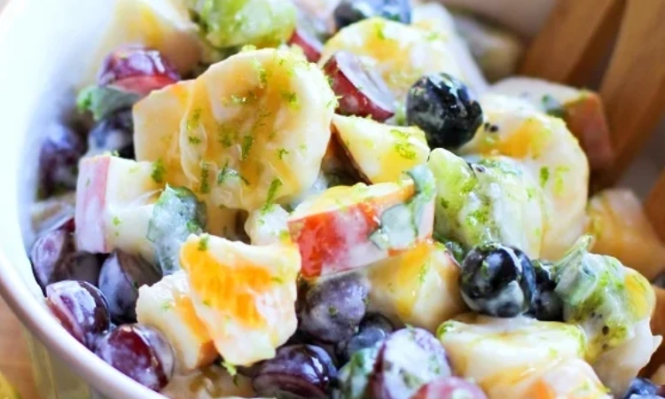 Coconut Milk Tropical Fruit Salad