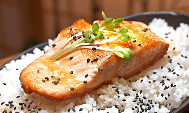 Teriyaki Salmon Rice Bowls