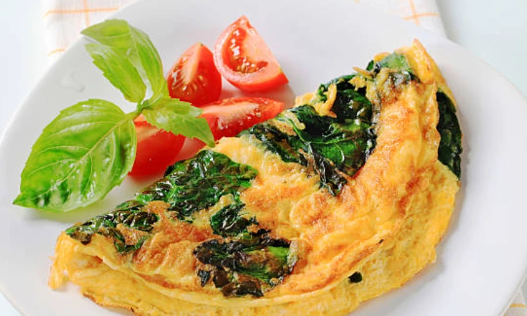 Spinach and Cheese Omelette