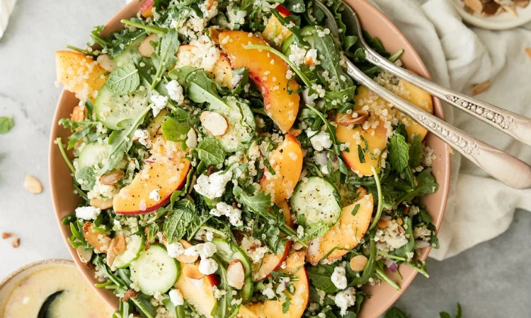 Peach and Quinoa Salad