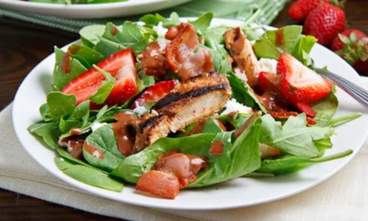 Grilled Chicken & Strawberry Salad