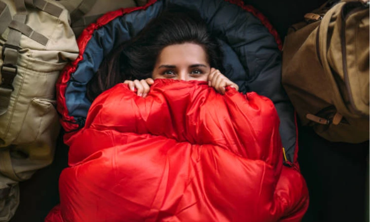 Sleeping bag and tent