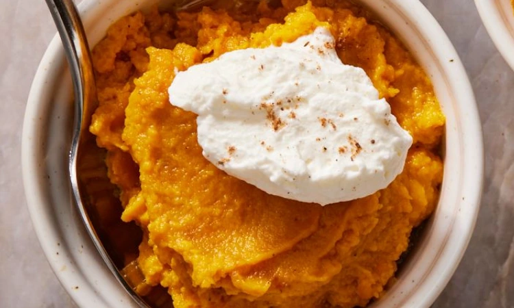 Sweet Potato and Apple Pudding