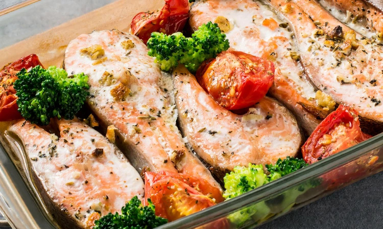 Fish baking Using a Glass Baking Dish