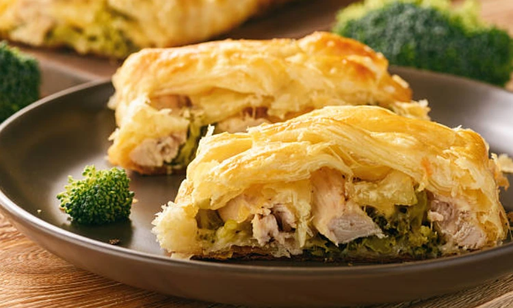 Chicken puff pastry