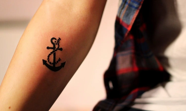 Anchor tattoo
