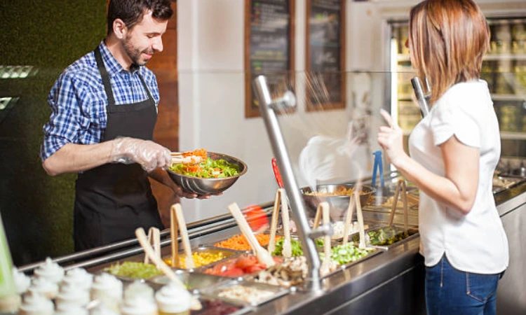 salad bar setup ideas