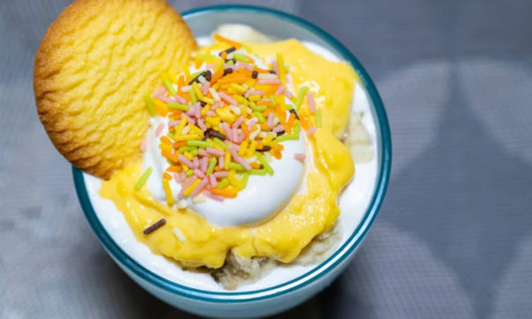 Yogurt Parfait with Easter Sprinkles