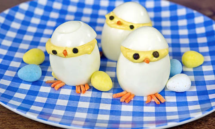 DIY Deviled Egg Chicks