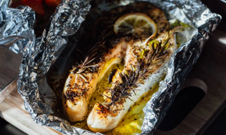 Foil packet fish