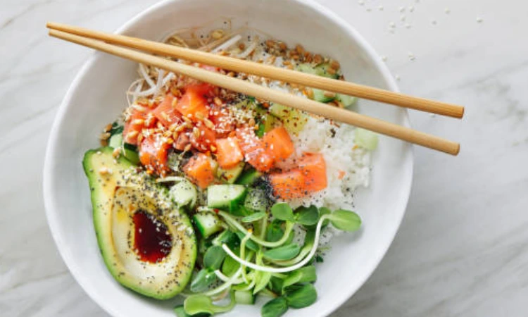 Veggie rice bowl: