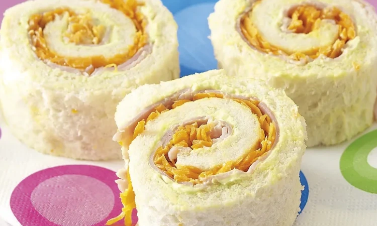 Pinwheel sandwiches