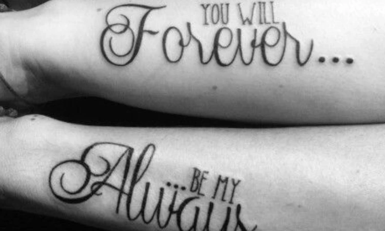 Always and Forever couple tattoo