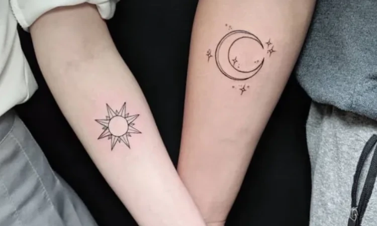 Mismatched Tattoos for couples