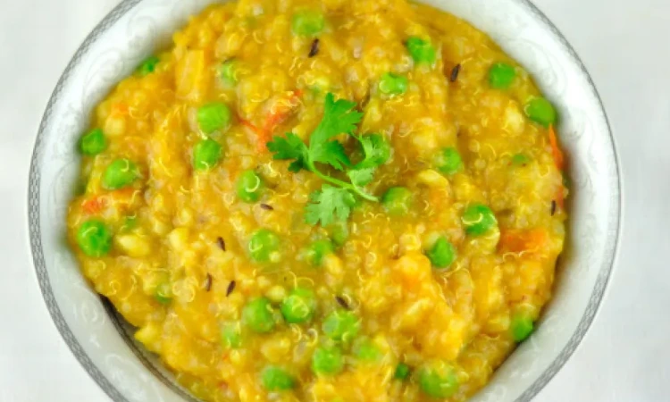 Vegetables Dal Khichdi: