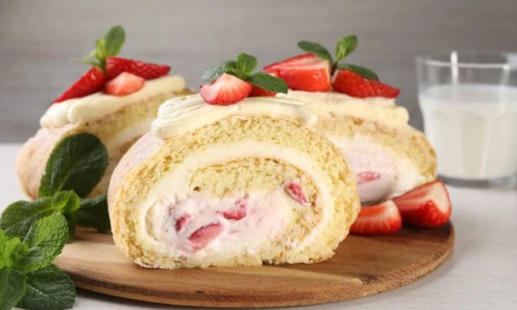 Strawberry and cream cheese roll-ups