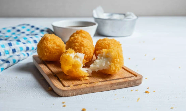 Cheesy Rice Balls