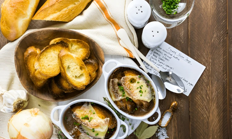 French Onion Soup With Red Wine